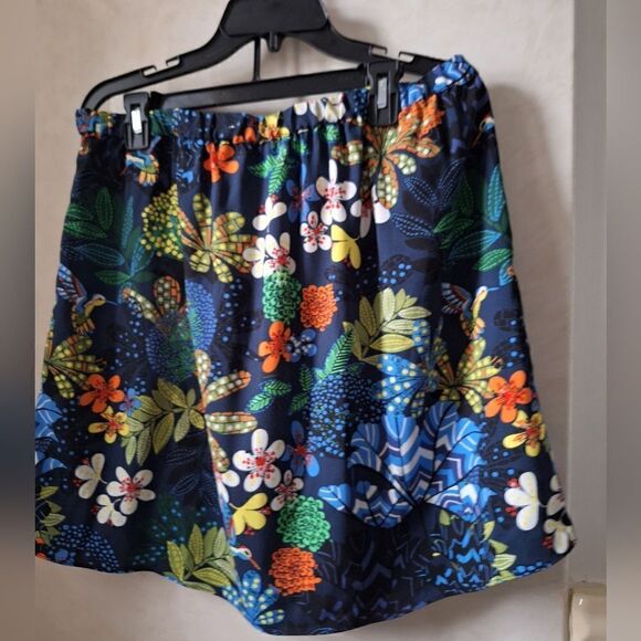 Loft L floral skirt, elastic waist - Picture 5 of 11